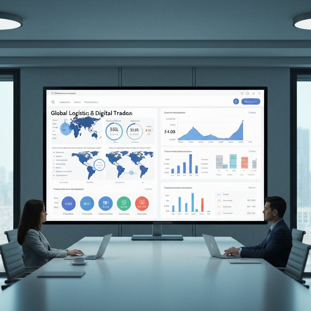 التجارة العالمية والخدمات اللوجستية